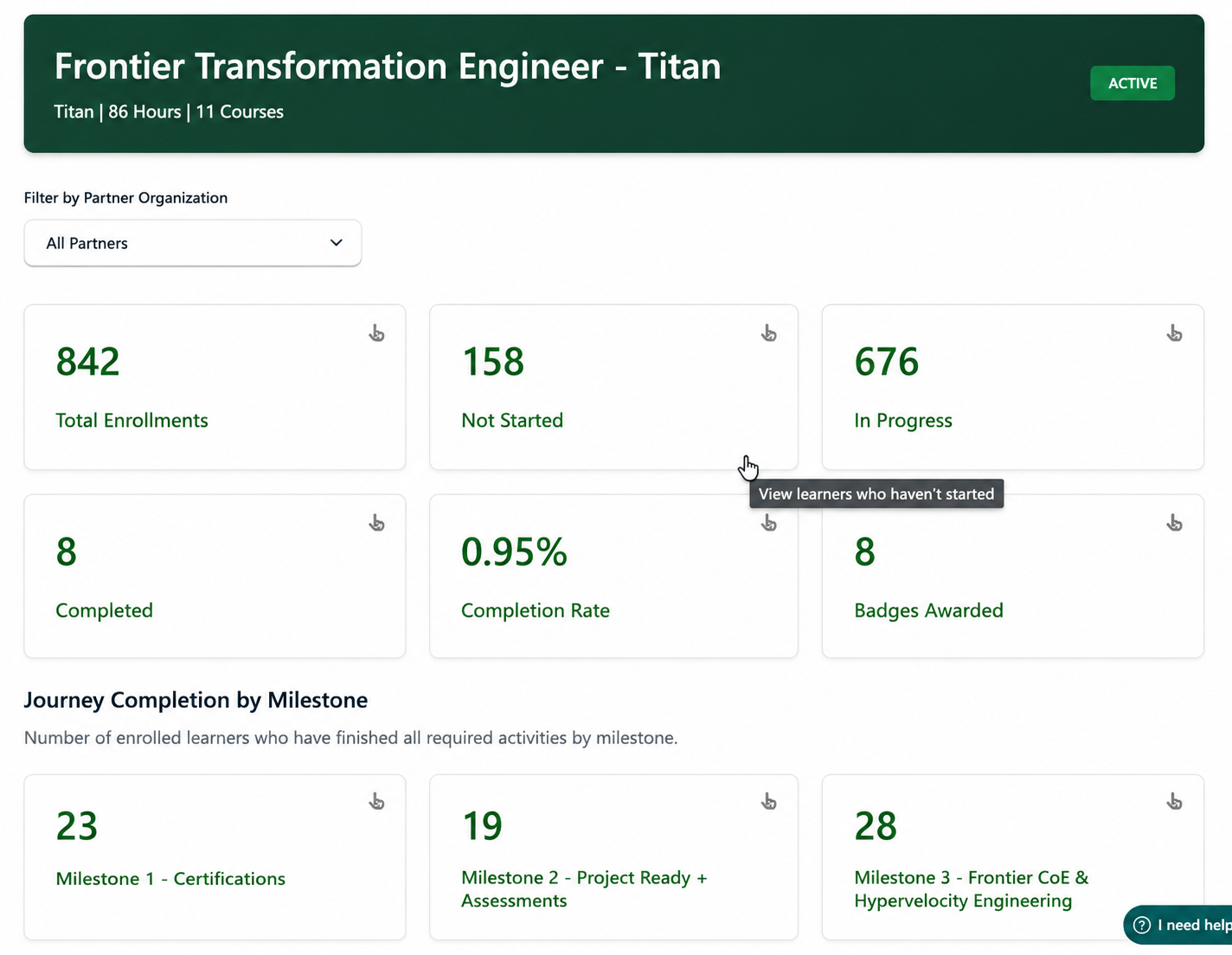 Frontier Transformation Engineer -- Titan -- overview